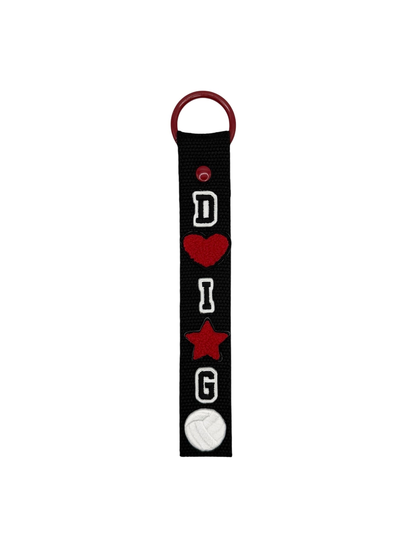 Dig - Volleyball (Black/Red)